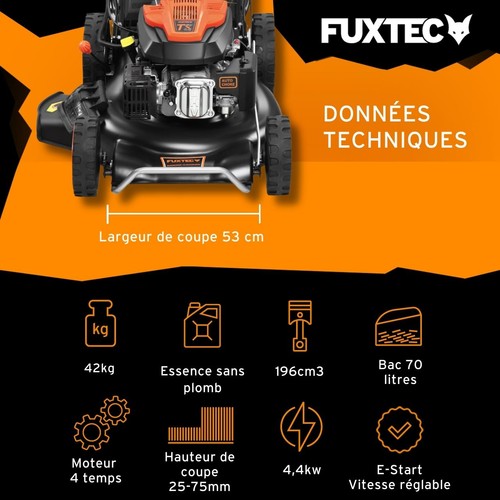 Tondeuse gazon thermique - tondeuse,