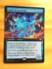 MTG Magic Commander Legends Body of Knowledge Extended Art Card FEA FOIL NM