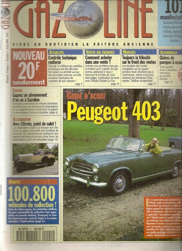 Gazoline numero collector - numero,