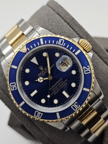 Rolex submariner 16613 blue - rolex,