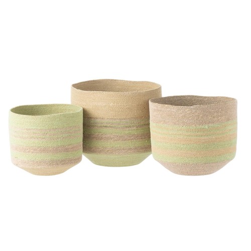 Lot paniers jonc de - lot,