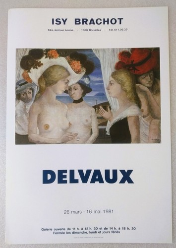 Delvaux paul affiche - delvaux,