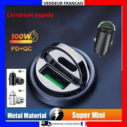 100w mini chargeur - 100w, adaptateur