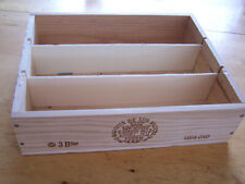 caisse vide bois vin chateau Yquem 1998 3 bouteilles wood wine case cbo owc