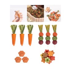 3x Hamster Molar Toys Flower