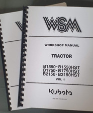 KUBOTA TRACTOR - B1550 B1750 B2150 HST - WORKSHOP SERVICE REPAIR MANUAL