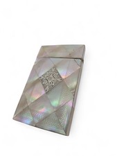 Porte Carte XIXeme En Nacre Et
