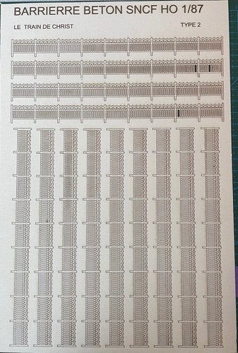 Barrières modernes type - , 2