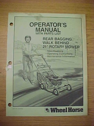 Wheel horse rotary mower - wheel, 21"