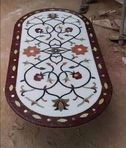 Table basse ovale - table, x