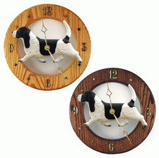 Horloge En Bois Basset Hound