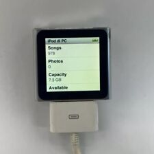 Apple iPod nano 6th gen 8gb gray KO mp3 touch battery used fast shipping