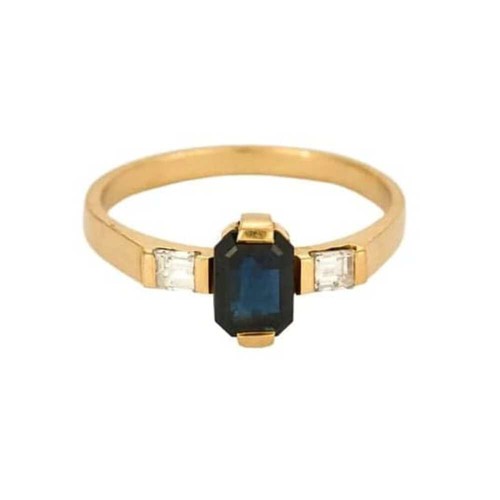 Bague jaune 18k avec - en, or