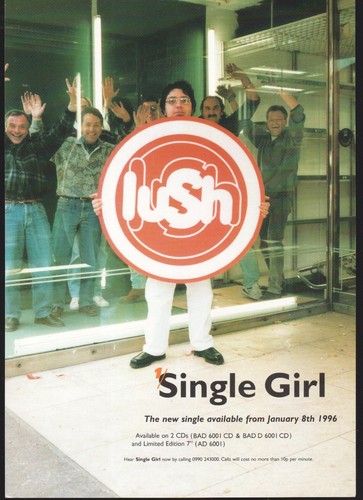 Lush single girl flyer 4ad - single,