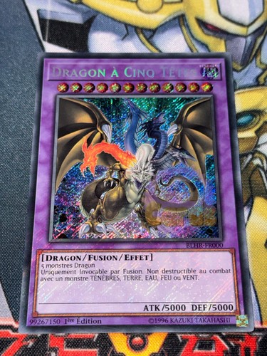 Carte dragon a cinq - carte, oh