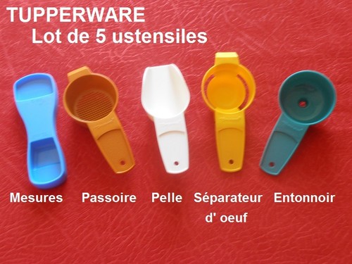 Tupperware lot ustensiles - 5,