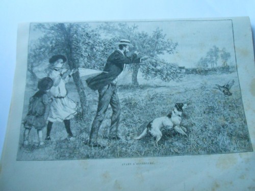 Gravure 1893 ant - -, l'ouverture