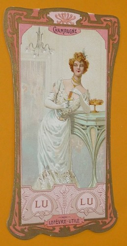Chromo 1900 art nouveau - chromo,