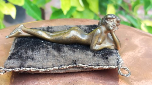Baigneuse nue femme bronze - femme, art