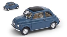 Miniature voiture auto 1:43 Brumm Fiat 500F 1965-72 Bleu ancienne Modèle Static