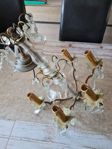 Lustre pampilles style - lustre, à