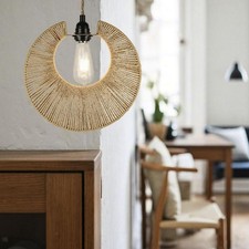 Abat-jour tissé, luminaire