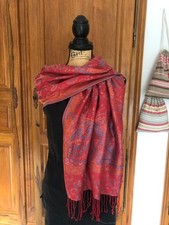 ECHARPE - ETOLE  100%  SOIE -