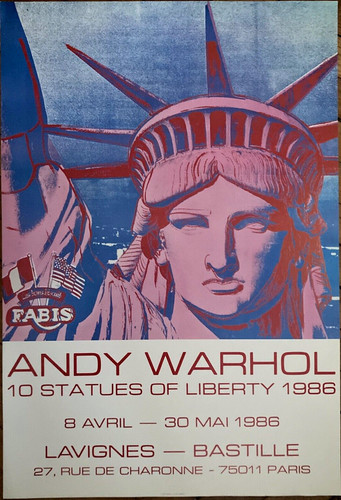 Andy warhol affiche originale - andy,