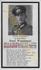 STERBEBILD  SOLDAT  ALLEMAND