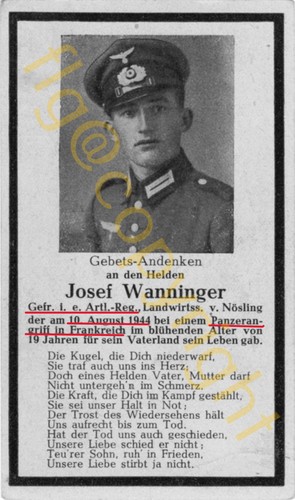 Sterbebild soldat allemand - soldat,