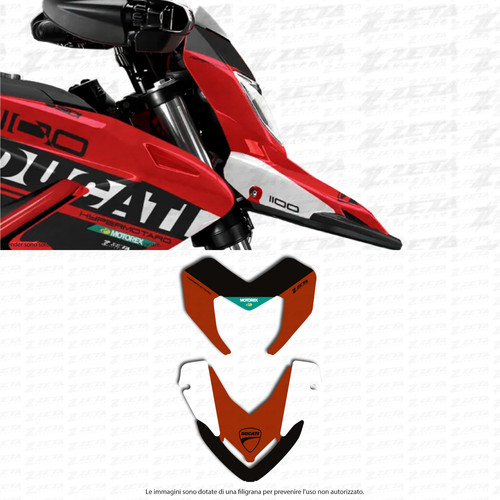 Kit graphiques bec ducati - graphiques,