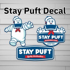 Stay Puft Marshmallow Man Decal (vinyl sticker ghostbusters for Car laptop windo