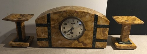 Ancienne horloge cheminée - ancienne,