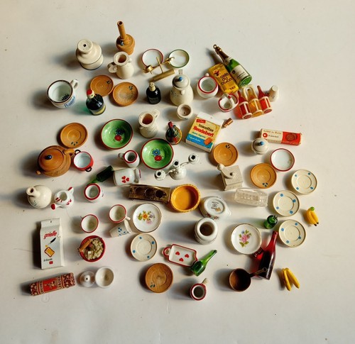 Lot miniatures objets - miniatures, d'objets