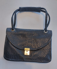 SAC A MAIN NOIR ANCIEN