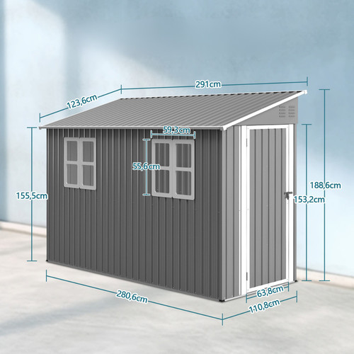 Kit plancher abri métallique - plancher,