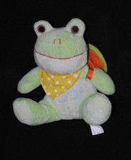 Peluche doudou grenouille