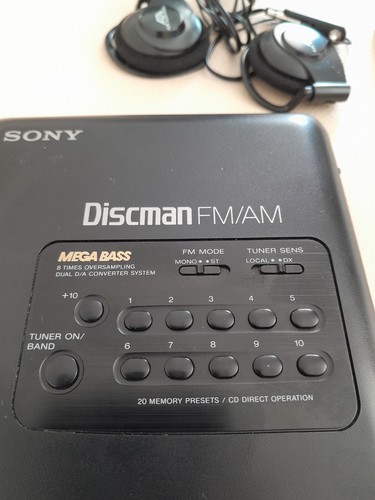 Sony discman t66 fm - am/fm, cd