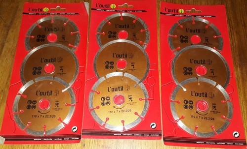 Lot lames scie rondes - lot,