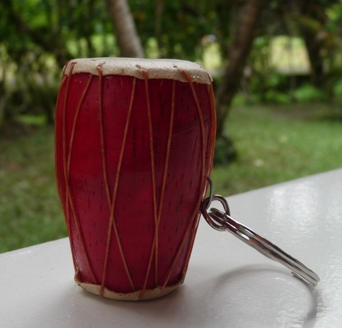 Porte clés djembé ethnique - porte-clés,