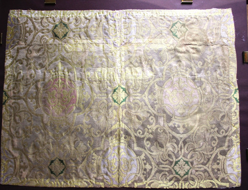 Tissu ancien soie - tissu, xviiie.