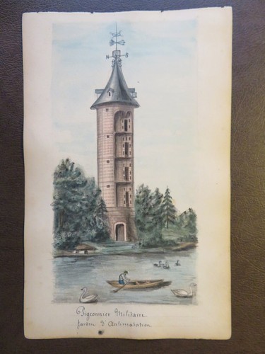 Dessin couleur aquarelle vue - dessin,