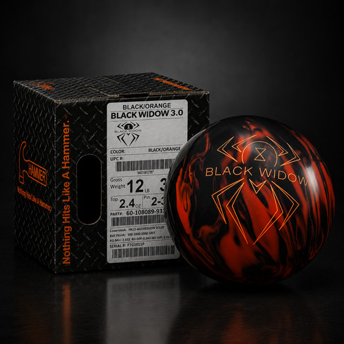 Hammer black widow boule - black, 3.0