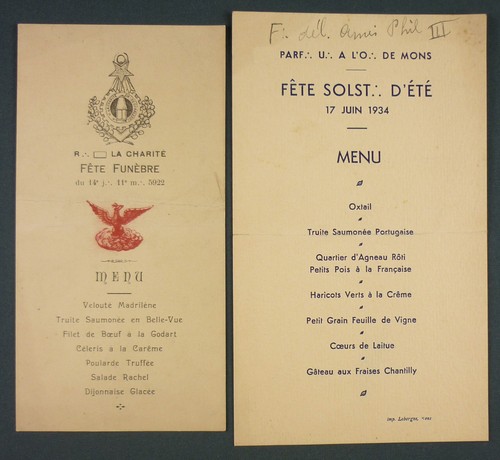Lot menus franc - lot, 2