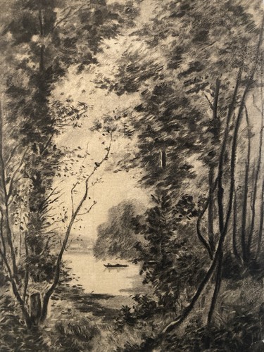 Grand dessin xixe 1850 - xixe,