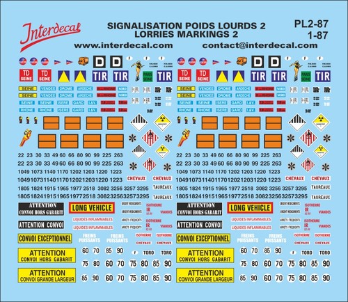 Signalisation poids lourds