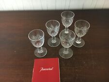 5 Baccarat Crystal Drip Glasses (Lot Price)