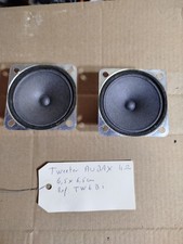 2 haut-parleurs Tweeter  AUDAX  TW6BI 6.5 x 6.5 cm 4ohms