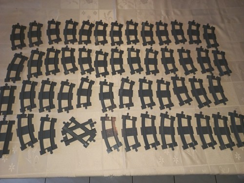 Lot rails lego duplo gris - rails,