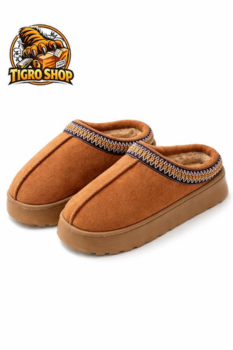 Pantoufles fourrées hiver - , –